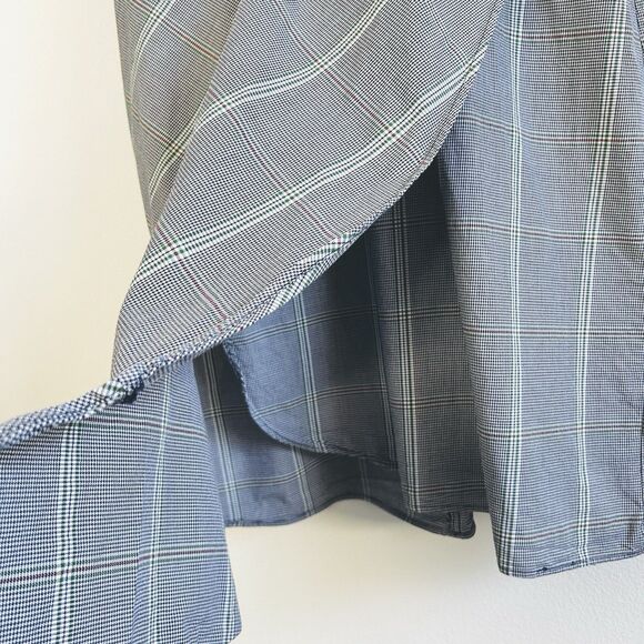 Who What Wear Sz XL Micro Houndstooth Asymmetrical Dress Preppy Career Modest - Picture 7 of 15